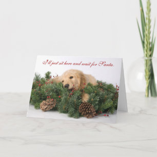 Niedliche Weihnachtskarte Feiertagskarte