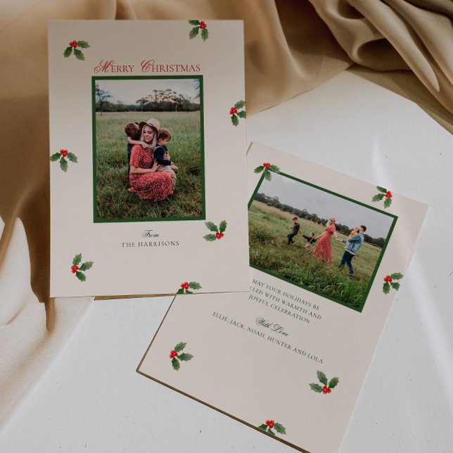 Niedliche Weihnachtskarte Foto Feiertagskarte (Von Creator hochgeladen)