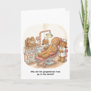 Niedliche Weihnachtskarte für Periodontist/Zahnarz Karte