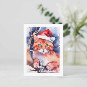 Niedliche Weihnachtskarte Postkarte