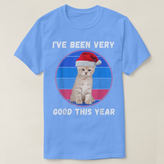 Niedliche Weihnachtskätzchen Katzen Weihnachten Ic T-Shirt (Design vorne)