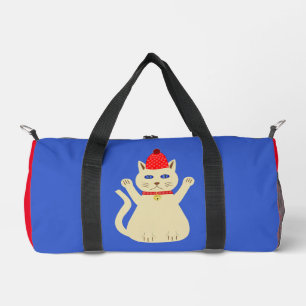 Niedliche Weihnachtskatze Duffle Bag