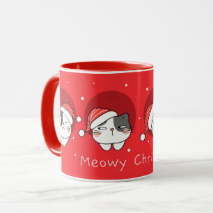 Niedliche Weihnachtskatzen Tasse