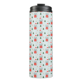 Niedliche Weihnachtskatzen Thermosbecher