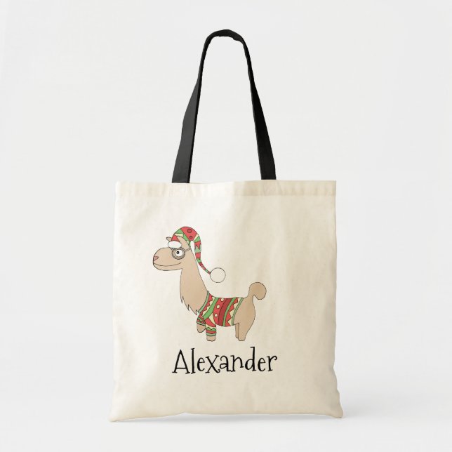 Niedliche Weihnachtskids Tragetasche (Vorne)