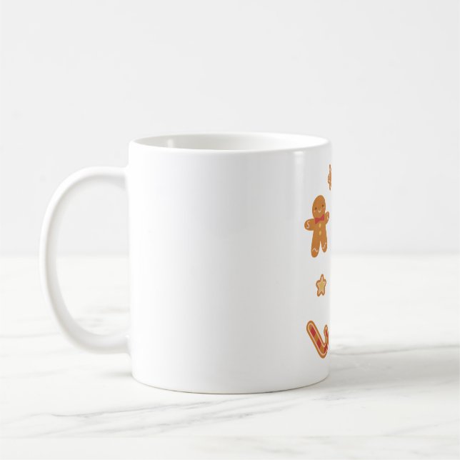 Niedliche Weihnachtskochtkollektion Kaffeetasse (Links)