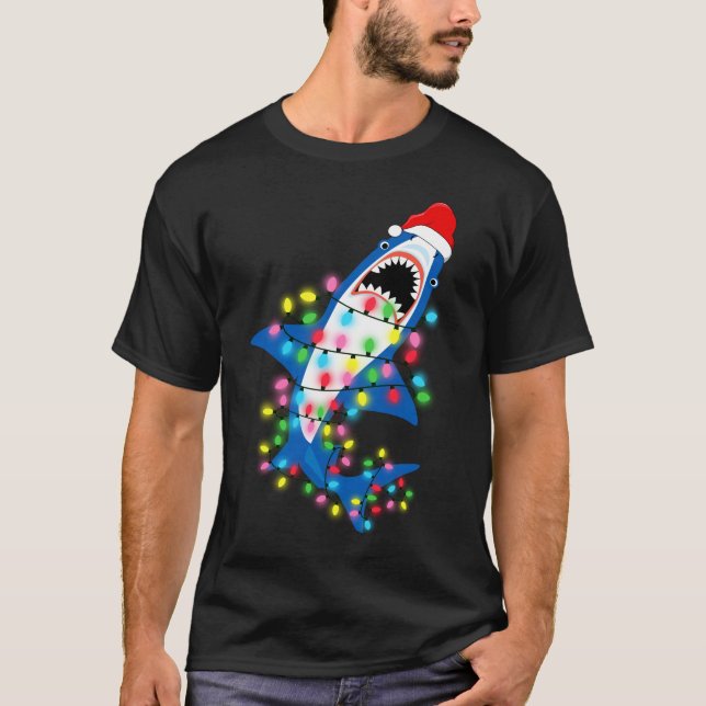 Niedliche Weihnachtslichter T - Shirt Männer (Vorderseite)