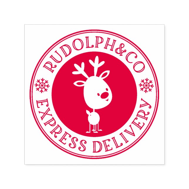 Niedliche Weihnachtslieferung Permastempel (Design)