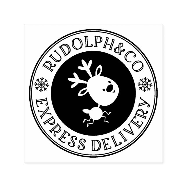 Niedliche Weihnachtslieferung Permastempel (Design)