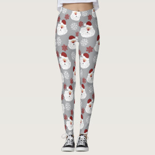Niedliche Weihnachtsmann-Feiertags-Leggings Leggings