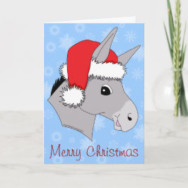 Niedliche Weihnachtsmannmütze Weihnachten Donkey
