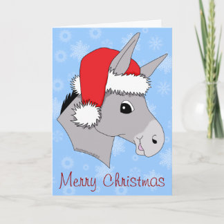 Niedliche Weihnachtsmannmütze Weihnachten Donkey