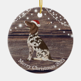 Niedliche Weihnachtsmannmütze Zeiger Weihnachten Keramik Ornament