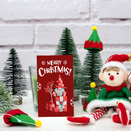 Niedliche Weihnachtsmarken Geschenkanhänger