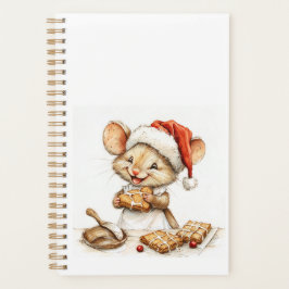 Niedliche Weihnachtsmaus Planer