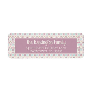 Niedliche Weihnachtspastel Sweater Pattern