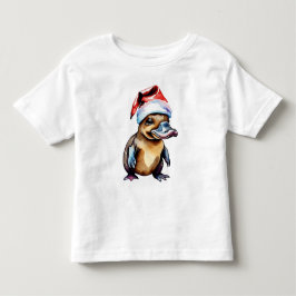 Niedliche Weihnachtsplatypus Kleinkind T-shirt