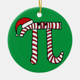 Niedliche Weihnachtspu-Verzierung (grüner Keramik Ornament