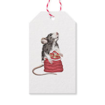 Niedliche Weihnachtsratte