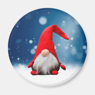 Niedliche Weihnachtssankt-Schnee-Sterne Magnet