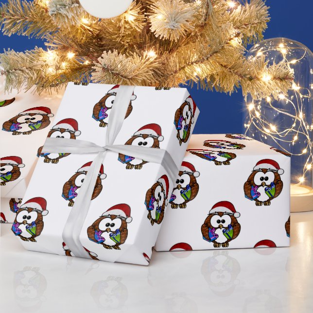 Niedliche Weihnachtsschale Geschenkpapier (Feiertage)
