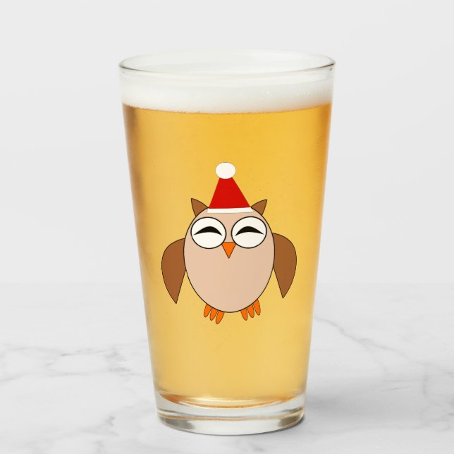Niedliche Weihnachtsschale Glas (Vorne (Gefüllt))