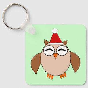 Niedliche Weihnachtsschale Schlüsselanhänger