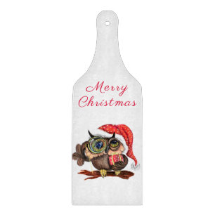 Niedliche Weihnachtsschale Schneidebrett