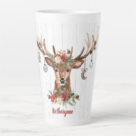 Niedliche Weihnachtsschmuck | Rustikales Holz Milchtasse