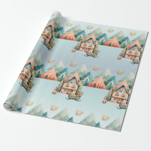 Niedliche Weihnachtsverpackung Geschenkpapier