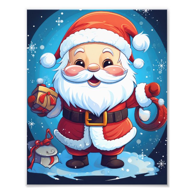 Niedliche WeihnachtsWeihnachtsWeihnachtsfeierlichk Fotodruck (Vorne)