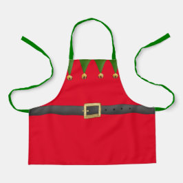 Niedliche Weihnachtswerkstatt Elf Weihnachten Schü Schürze