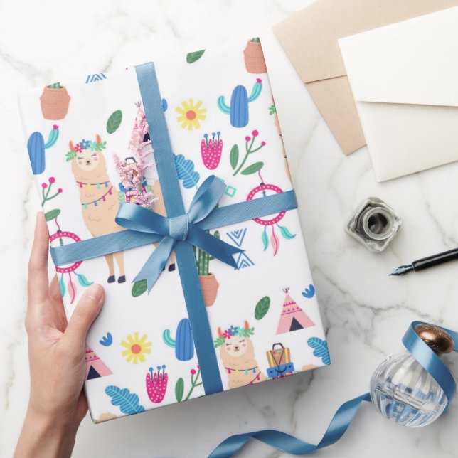 Niedliche Weihnachtszeit Geschenkpapier (Schenken)