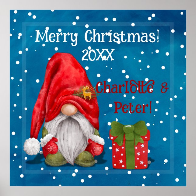 Niedliche Weihnachtszeit Poster (Vorne)