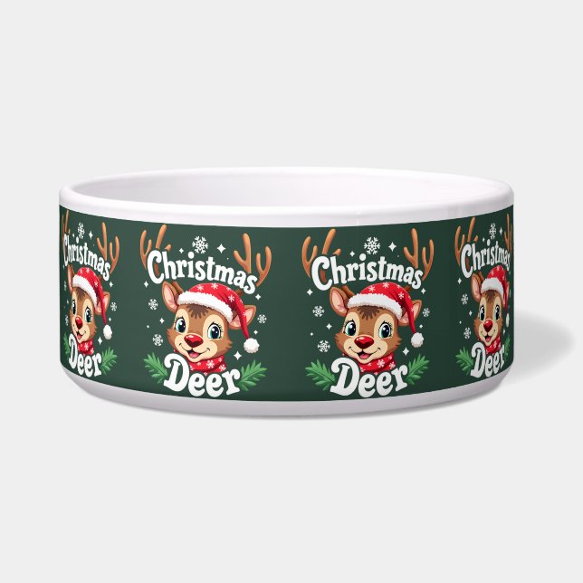 Niedliche Weihnachtszeremonie Napf (Vorderseite)
