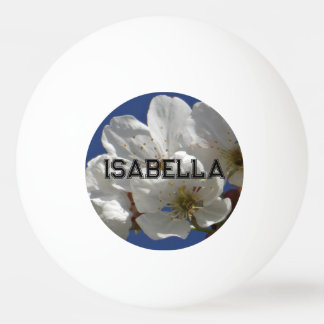 Niedliche weiße Blume Tischtennisball