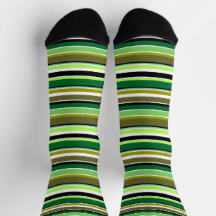 Niedliche, weiße Streifen werfen Kissen Socken