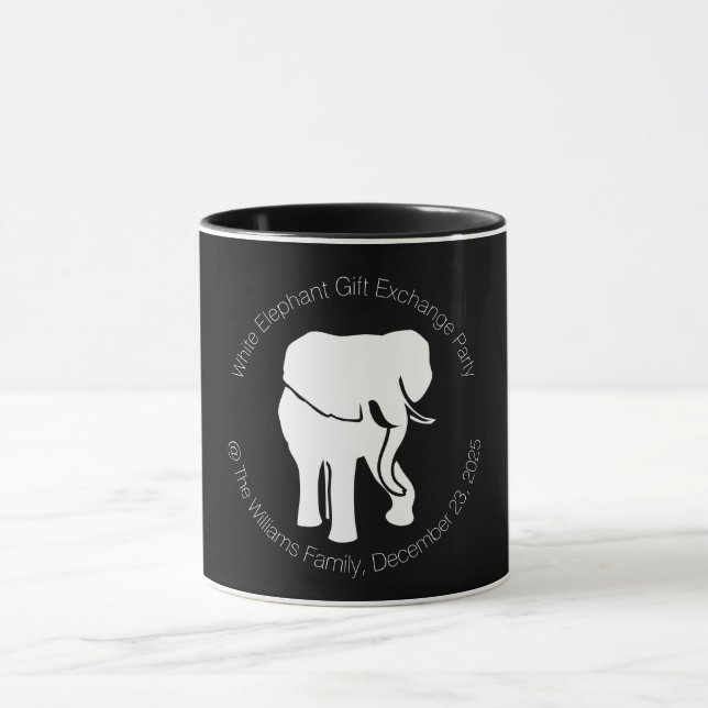 Niedliche weißer tasse (Zentrum)