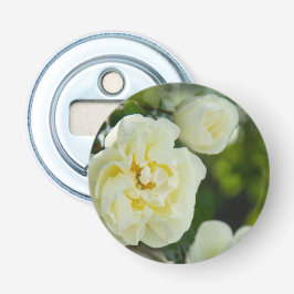 Niedliche Weißrosen für positive Flaschenöffner