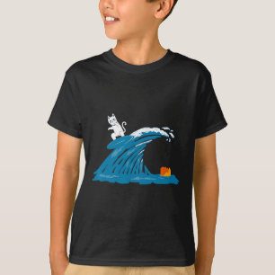 Niedliche Welle der Blauen Welle Kamala für Kamala T-Shirt