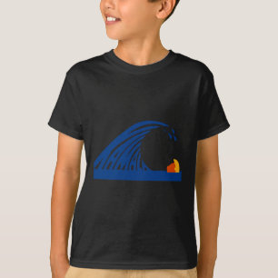 Niedliche Welle der Blauen Welle Kamala für Kamala T-Shirt