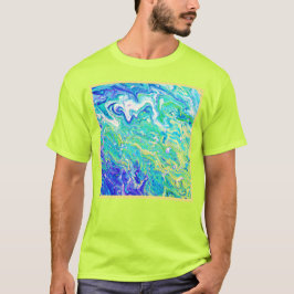 Niedliche Wellenmuster T-Shirt