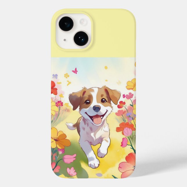 Niedliche Welpe Case-Mate iPhone 14 Hülle (Rückseite)