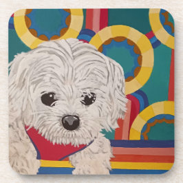 Niedliche Welpe Getränkeuntersetzer