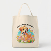 Niedliche Welpe Kleine Paws Big Liebe