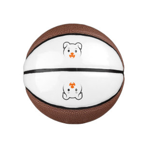 Niedliche Welpe Mini Basketball