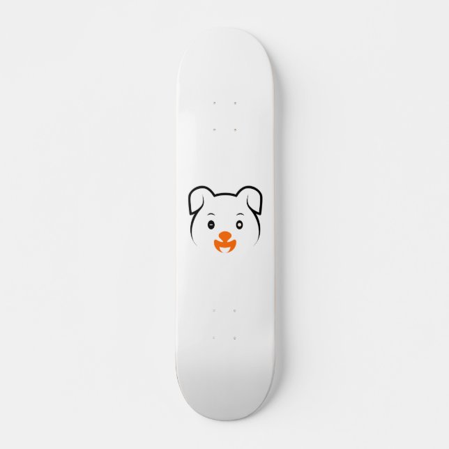 Niedliche Welpe Skateboard (Vorne)