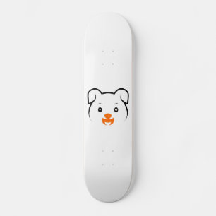 Niedliche Welpe Skateboard