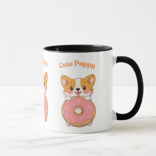 Niedliche Welpe-Tasse Tasse