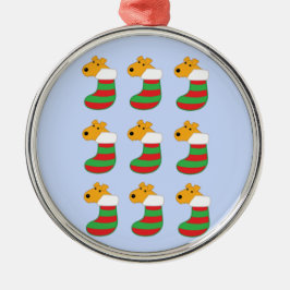 Niedliche Welpen-Hunde in der Silbernes Ornament